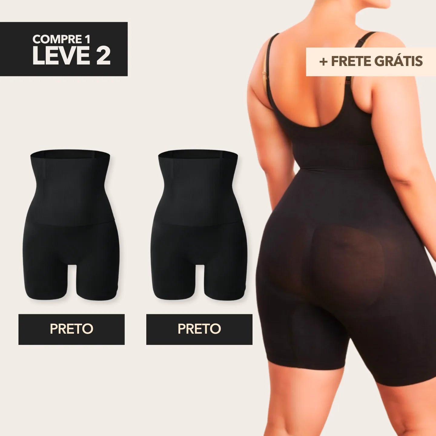 Compre 1 Leve 2 - Kit Modelador de Cintura Ultra Shaper