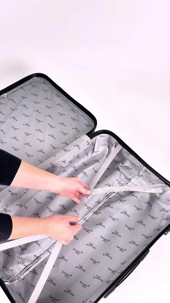 Kit 3 Malas de Viagem ABS Resistente 4 Rodas 360º P M G