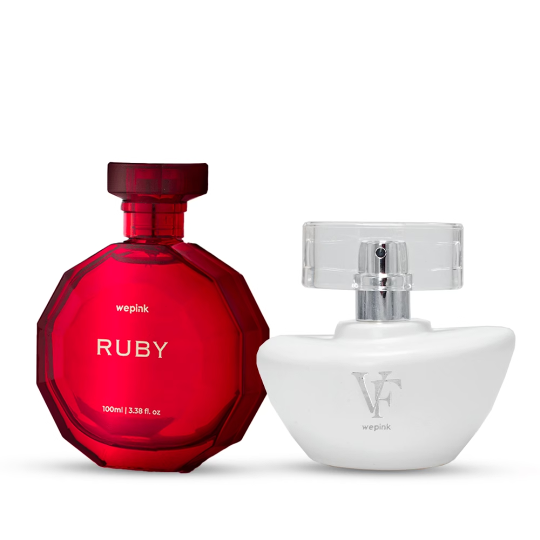 Kit Ruby Desodorante Colônia 100ml + VF Bloom Desodorante Colônia 75ml