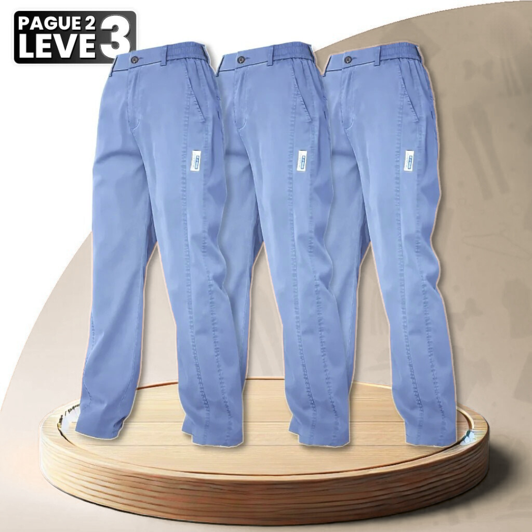 [Pague 2, Leve 3] Calça Feminina Aurora em Malha de Seda Gelo e Poliéster (Sua Nova Peça Favorita!)