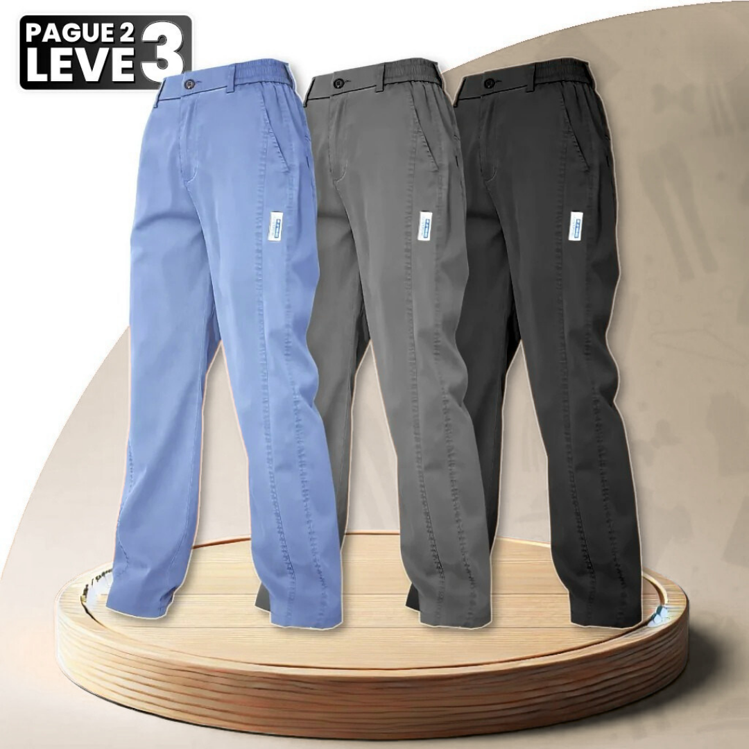 [Pague 2, Leve 3] Calça Feminina Aurora em Malha de Seda Gelo e Poliéster (Sua Nova Peça Favorita!)