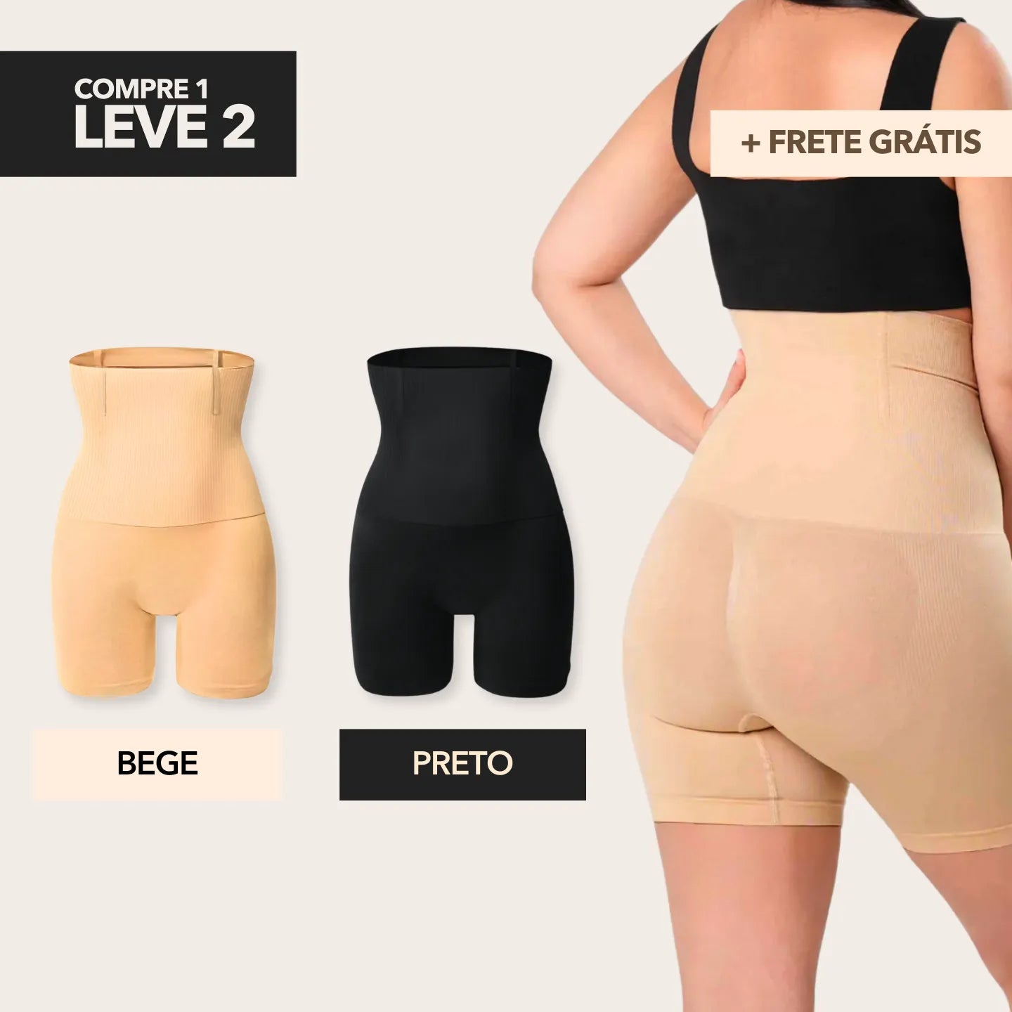 Compre 1 Leve 2 - Kit Modelador de Cintura Ultra Shaper