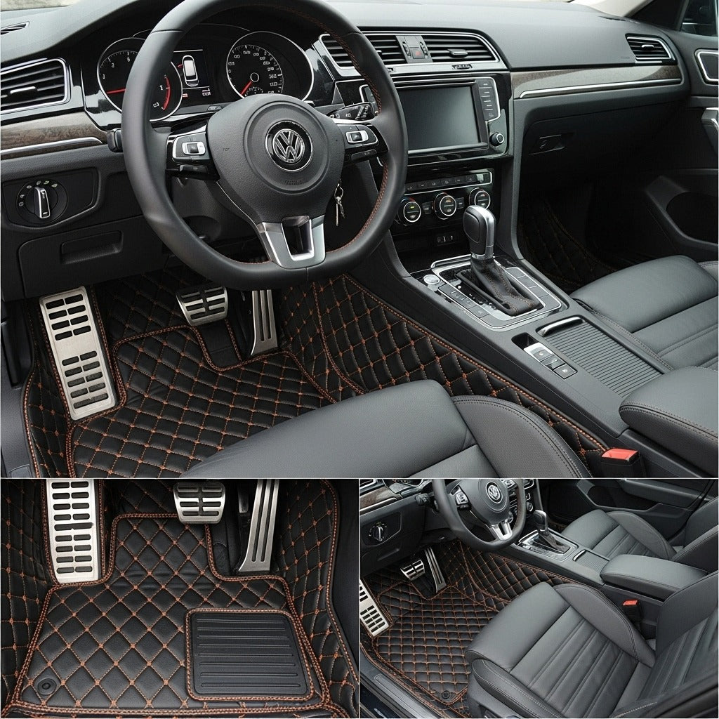 Conjunto Tapetes Veícular Luxo e Conforto | Parte Dianteira e Traseira