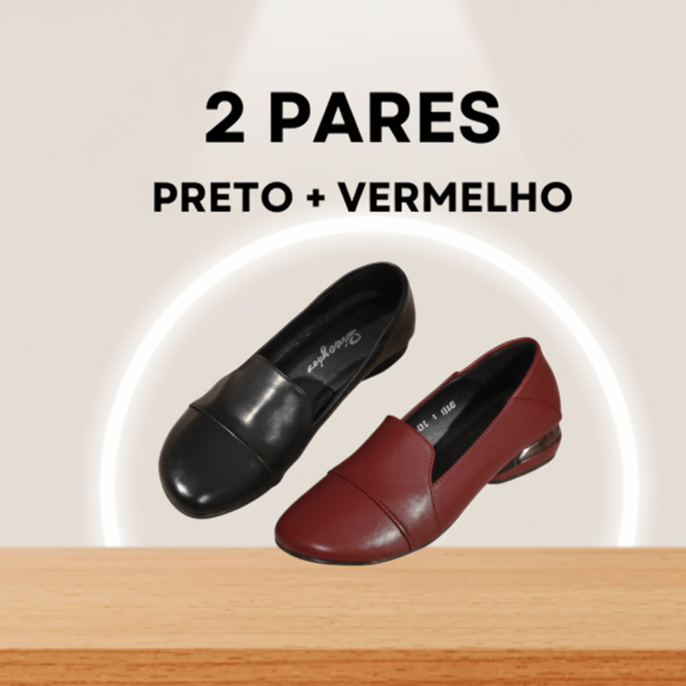 Sapatilhas em Couro - Compre 1 e leve 2