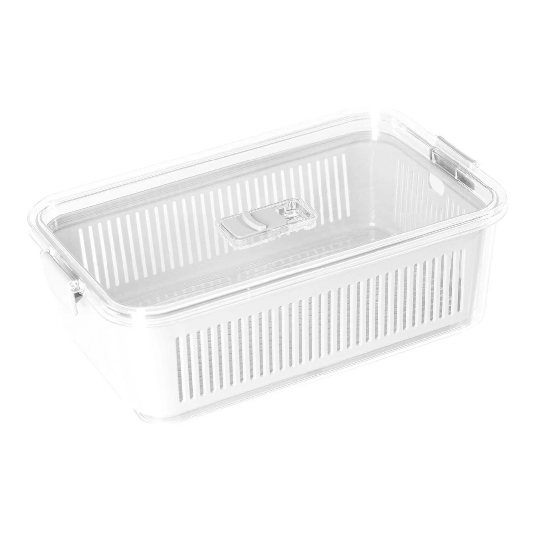 Pote Hermético Slim Multiuso Branco 2,5 Litros